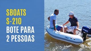 Sboats S-210 - Melhor Opção para Apoio de Barcos, Lanchas e Veleiros - Bote de Apoio, Lazer e Pesca