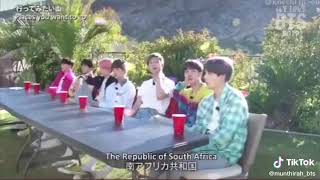 Bts talking about SOUTH AFRICA