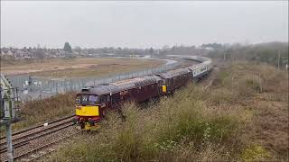 The Verney Venturer Railtour at Nuneaton and Hinckley 16/02/25