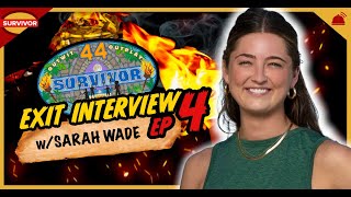 Survivor 44 Exit Interview with Sarah Wade - Episode 4