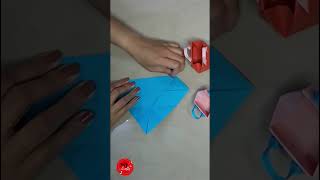 How to make folded paper Handbag