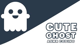 ASMR Coding - Animated Cute Ghost with Pure CSS and HTML - No Talking