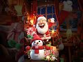 Christmas red Santa Claus family gatheri Animated