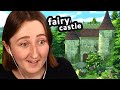 i built a *fairy castle* in the sims