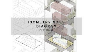 ISOMETRY MASS DIAGRAM PHOTOSHOP TUTORIAL (GUBAHAN MASSA TUTORIAL)