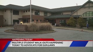 Multiple student walk-outs advocating gun laws happening today