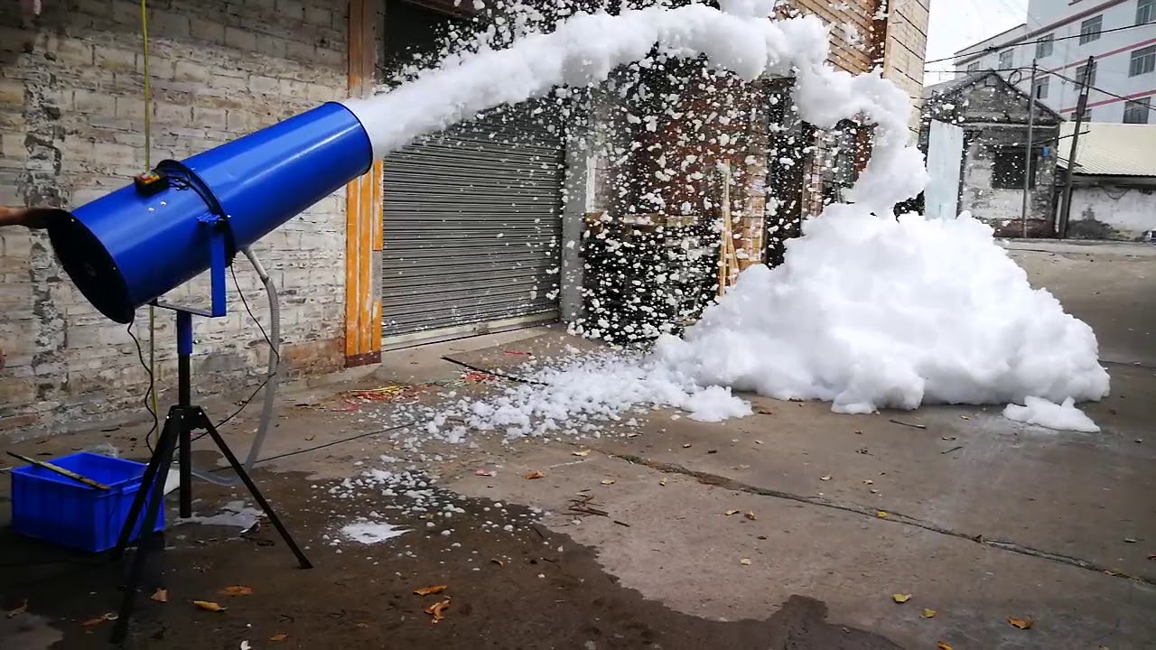 Happy Party Foam Machine, Jet Foam Cannon - YouTube