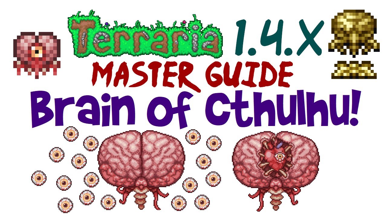 Terraria 1.4+ Brain Of Cthulhu Expert & Master Mode Boss Fight Guide! (Spawn/Summon Item, Arena ...