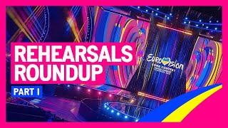 Eurovision Rehearsals Roundup - Part 1 | Liverpool 2023 | #UnitedByMusic 🇺🇦🇬🇧