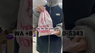 Private label custom satin bags with logo | hair wig packaging bags wholesale