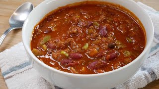 The Best Homemade Chili Recipe🔥 | Easy Delicious Comfort Food