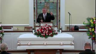 Funeral service for Ruby Morris.