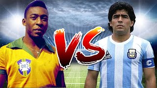 maradona vs pele  മറഡോണ VS പെലെ  #MARADONA #PELE #COMPARISONS