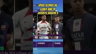 Trying to win SPEED the Ballon d'Or in FIFA 23 #shorts