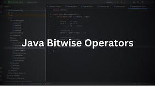 Java Operators | Bitwise Operator | Java Programming Tutorial