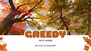 (Lyrics) Tate McRae - Greedy | Trending 2024