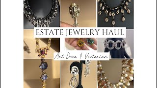 SOURCE ANTIQUE JEWELRY WITH ME! /Charleston Flea Market w/Haul!