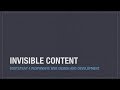 Bootstrap 4 (Alpha 6) utilities: Invisible content