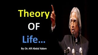 Theory Of Life | DR APJ Abdul Kalam Quotes | Inspirational Quotes | New Whatsapp Status |ShortQuotes