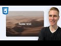 Make Background Image Zoom on Hover in HTML & CSS
