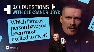 ❓ 20 Questions with Oleksandr Usyk 🇺🇦  #FuryUsyk | #RingOfFire 🇸🇦