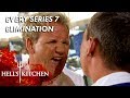 Every Series 7 Elimination On Hell's Kitchen