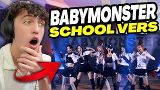 BABYMONSTER - 'BATTER UP' LIVE PERFORMANCE (School Ver.) REACTION !!!