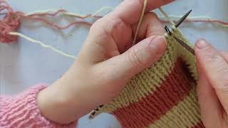 S2kp or CDD, centered double decrease, knitting tutorial