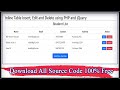 Inline Table Insert, Edit and Delete using PHP and jQuery | Code Hunter