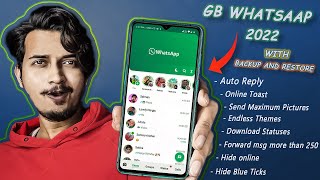 Gb WhatsApp A to Z Features In Hindi | GB WhatsApp backup restore | GB WhatsApp all settings 2022