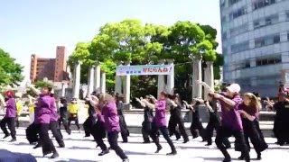 博多どんたく港まつり2016　精華女子高等学校　ダンス部「QUEEN★BEE」（曲：おどるポンポコリン）