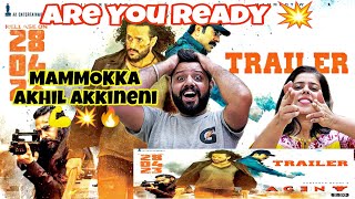 AGENT Trailer Reaction | Akhil Akkineni | Mammootty | Surender Reddy | Anil Sunkara |