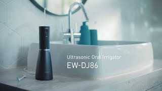 Panasonic Rechargeable Oral Irrigator EW-DJ86 with Ultrasonic Technology