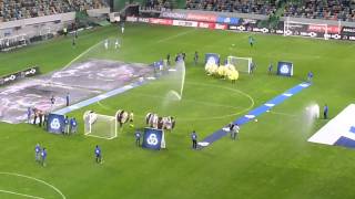 Bubble football e a rega no Estádio de Alvalade (Sporting C. P.)