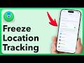 FREEZE Your iPhone Location Tracking (EASY METHOD)