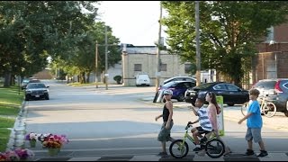 Pop-up complete streets in suburban Chicago