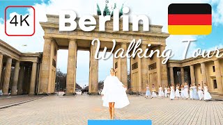 BERLIN, Germany Walking Tour 4K Winter 2024 Brandenburg Gate