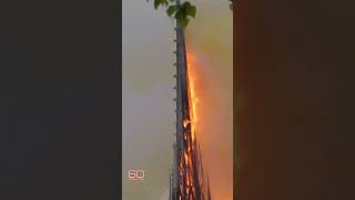 A heroic effort by the fire brigade saved Notre Dame #shorts