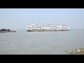 ঘাট ছাড়ছে লঞ্চ মেঘনা নদী মোহনা মনপুরা ভোলা launch river meghna monpura rupbanglabd