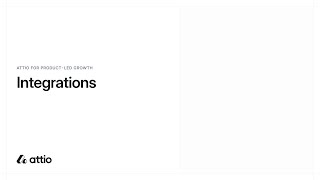 Attio for PLG | Connecting your tech stack
