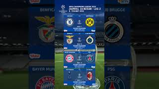 Jadwal Liga Champions Malam Ini - Chelsea vs Dortmund - Munchen vs PSG | 16 Besar Liga Champions
