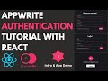 Appwrite Auth With React #1 - Intro to Appwrite Auth and App Demo