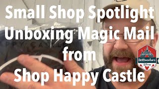 DADventure Disney Small Shop Spotlight - Unboxing Magic Mail From Happy Castle - Disney T-Shirt Week
