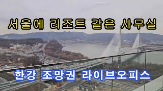 최고의 한강 조망권을 자랑하는 강동 고덕비즈밸리 아이파크 더리버 라이브오피스 내부공개 리조트 같은 분위기