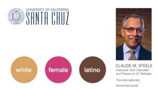 Claude M. Steele discusses stereotypes and identity at UC Santa Cruz