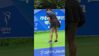 [윤이나빛이나 또 생각나]2024 삼다수 윤이나프로 퍼팅연습장 한컷 #klpga #automobile #golfswing #골프 #골프스윙 #golfer #골린이 #pga