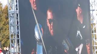Zach Ertz Speaks At The Philadelphia Eagles Superbowl Parade Celebration!