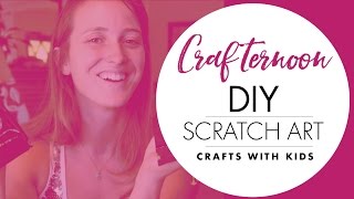 Harlow's Earth Crafternoon - DIY Scratch Pads with paint (Ages 2+)