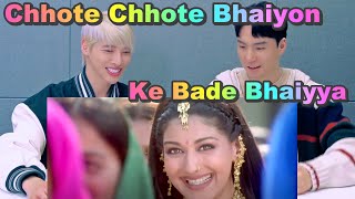 Reaction of Korean Singers to India's Grand Wedding MV🤵‍♂️👰‍♀️Chhote Chhote Bhaiyon Ke Bade Bhaiyya
