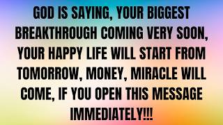 CONGRATULATIONS, MIRACLE WILL HAPPEN TO YOU THIS WEEK. YOU'LL MANIFEST  #godmessage #jesusmessage